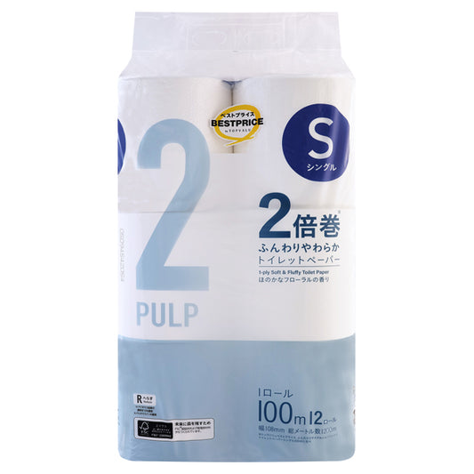 723円/ふんわりやわらかロングトイレットペーパーシングル 12ロール