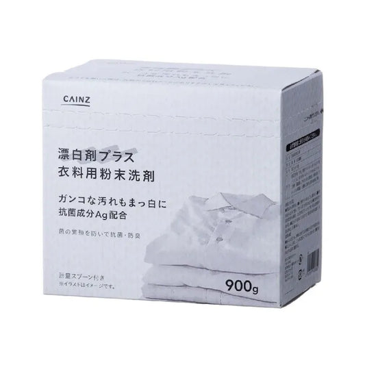 248円／CAINZ 柔軟剤プラス 衣料用粉末洗剤 900g