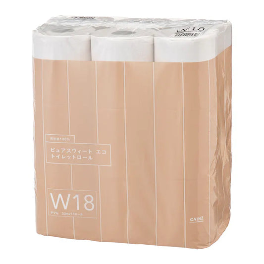 598円／カインズ ピュアスウィートエコ トイレットロール 18ロール ダブル
