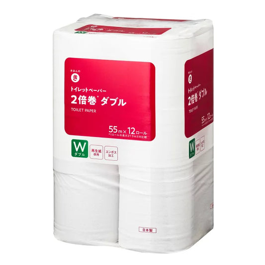 658円／きほんのき トイレットペーパー 2倍巻 ダブル