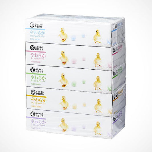 416円／みなさまのお墨付き やわらかティッシュペーパー 180組×5P