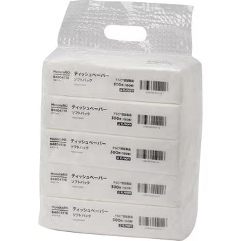 296円/ティッシュペーパー ソフトパック FSC(R)認証製品