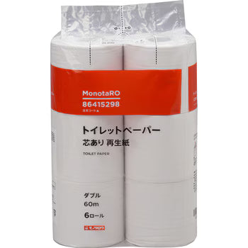 483円/トイレットペーパー 再生紙 2倍巻 FSC(R)認証製品 ダブル